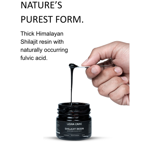 LIORA CARE Himalayan Shilajit Resin | 20g | 75% Fulvic Acid